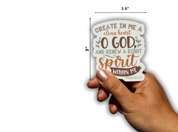 Create in me
